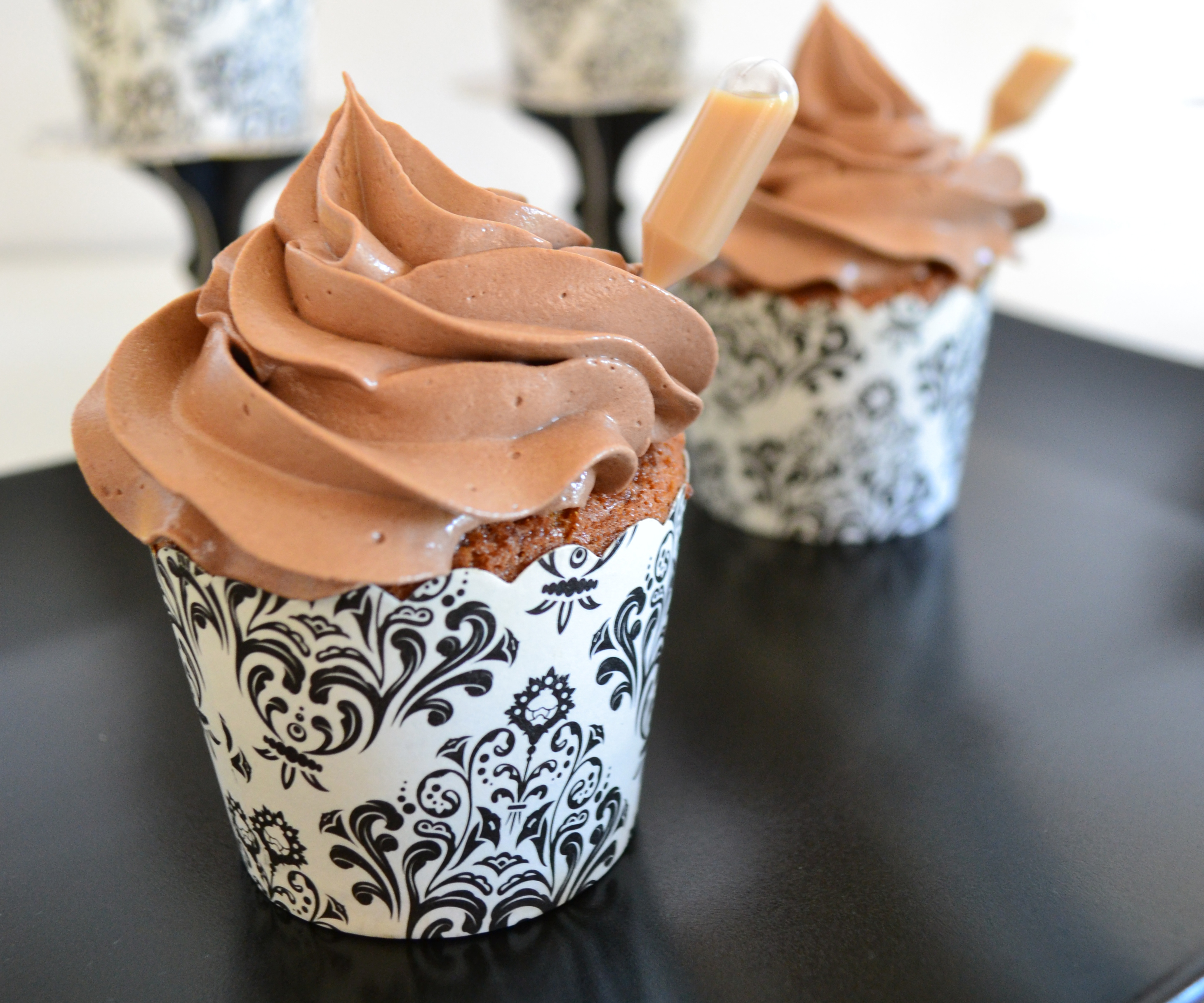 CUPCAKES DE XOCOLATA I BAILEYS (AMB XOCOLATA DE COMERÇ JUST)